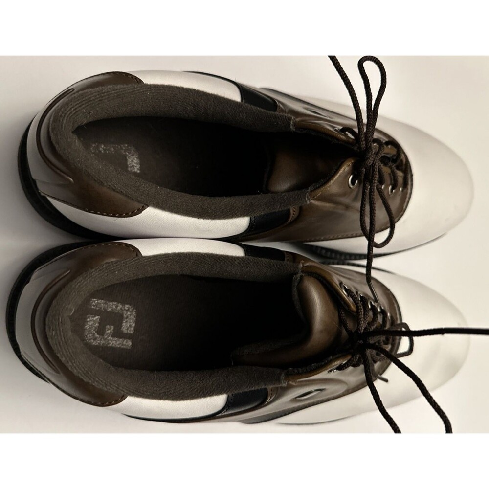FootJoy FJ Originals Golf Shoes 45330 White Brown Black Men’s Size 13W